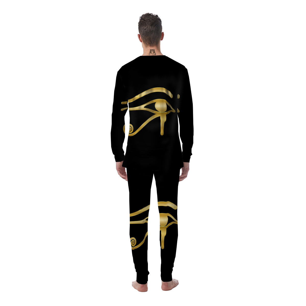 Symbol Eye Of Horus Print Men's Pajamas-grizzshop