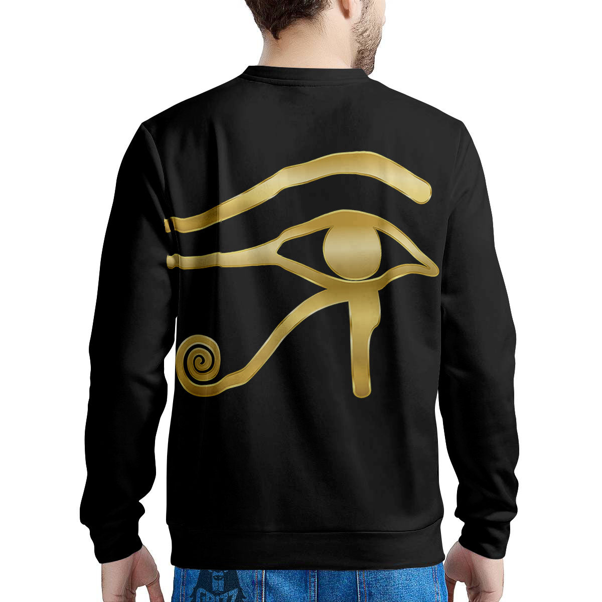 Symbol Eye Of Horus Print Men's Sweatshirt-grizzshop