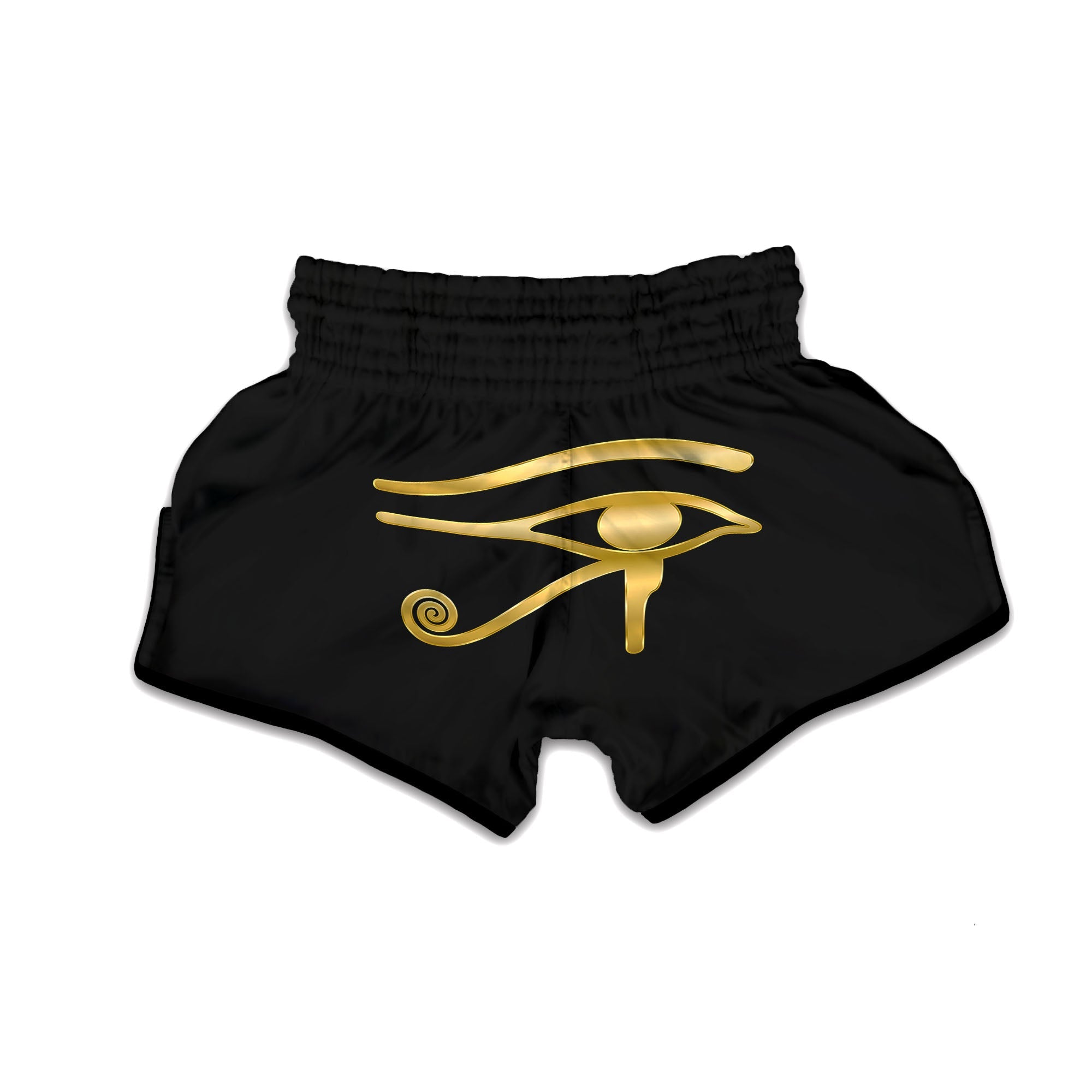 Symbol Eye Of Horus Print Muay Thai Boxing Shorts-grizzshop