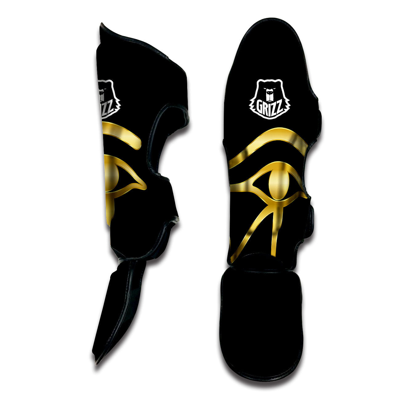 Symbol Eye Of Horus Print Muay Thai Shin Guards-grizzshop