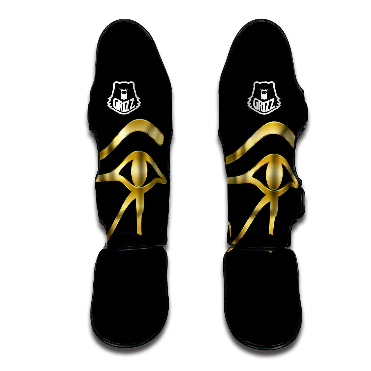 Symbol Eye Of Horus Print Muay Thai Shin Guards-grizzshop