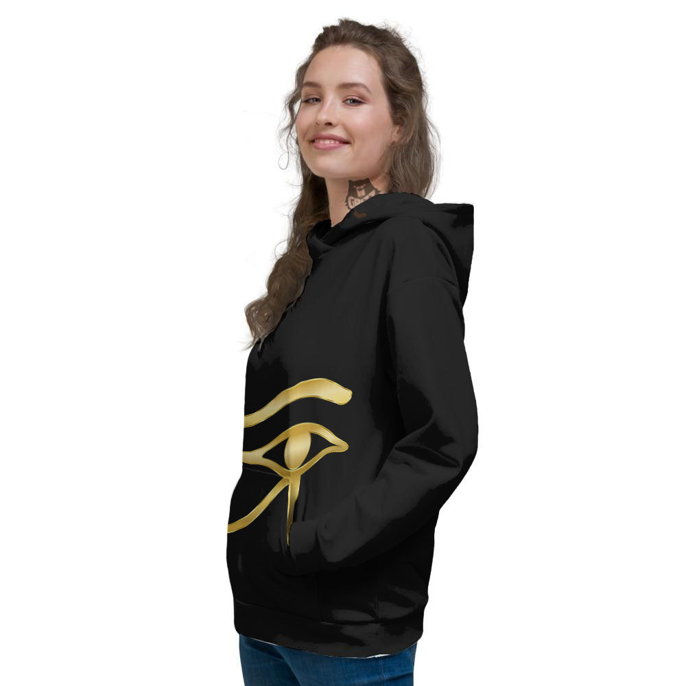 Symbol Eye Of Horus Print Women's Hoodie-grizzshop