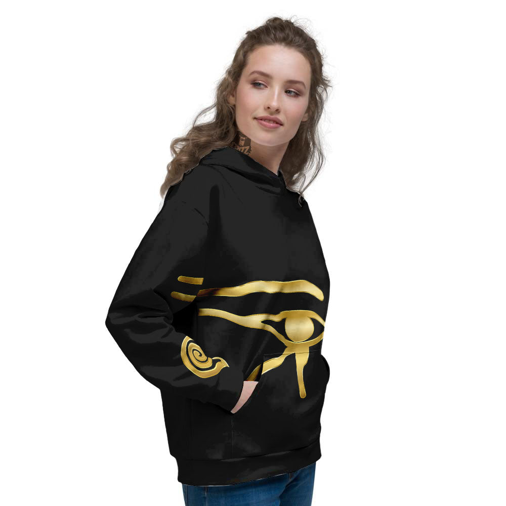 Symbol Eye Of Horus Print Women's Hoodie-grizzshop