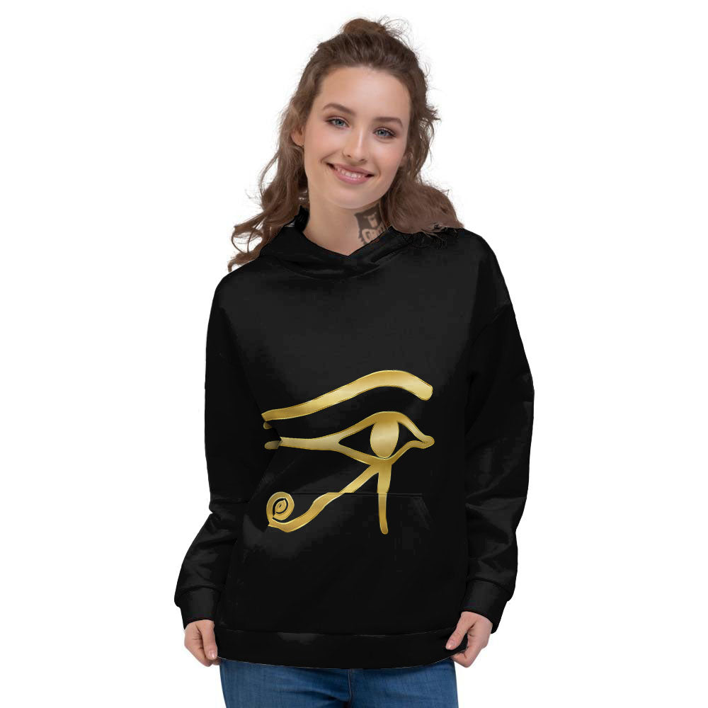 Symbol Eye Of Horus Print Women's Hoodie-grizzshop