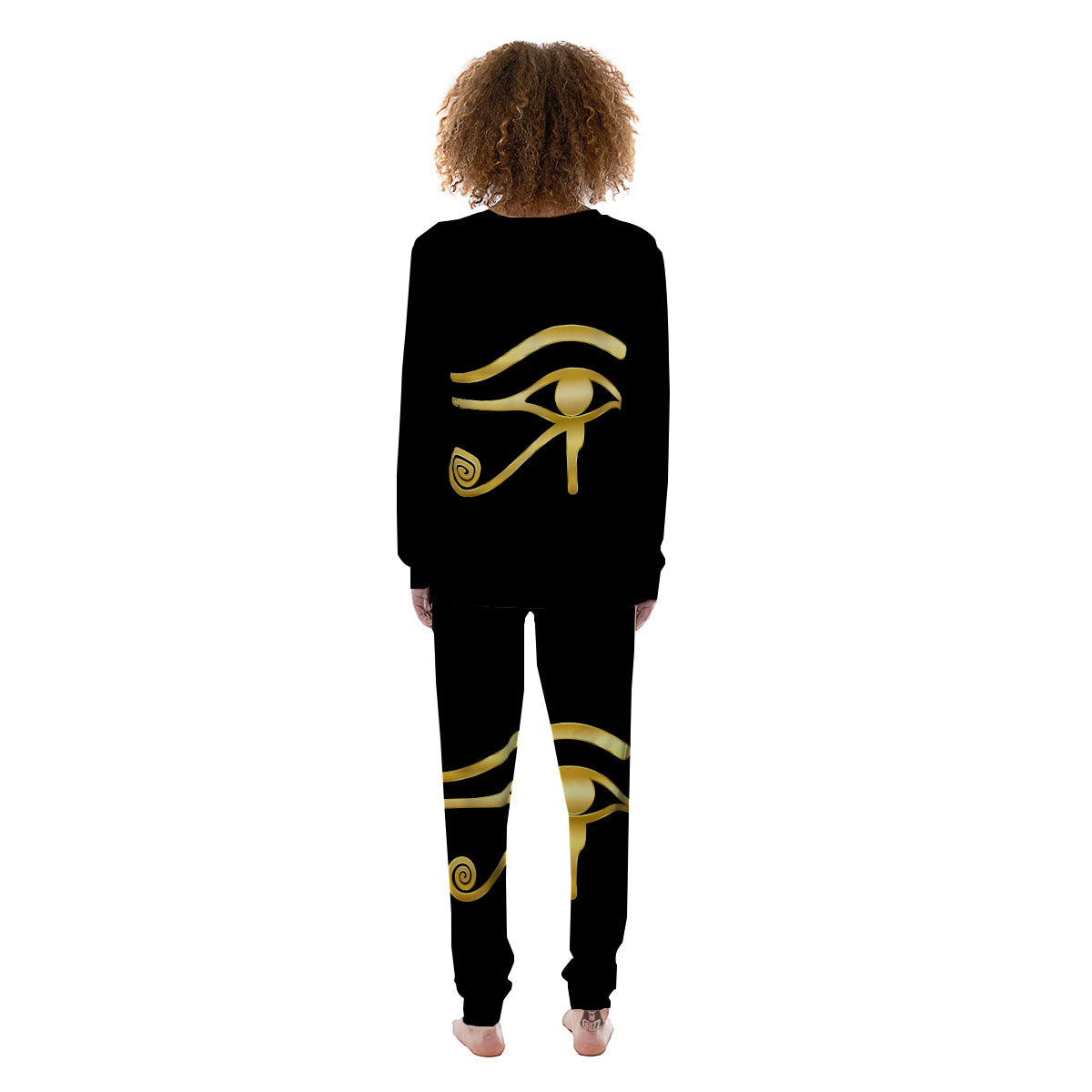 Symbol Eye Of Horus Print Women's Pajamas-grizzshop