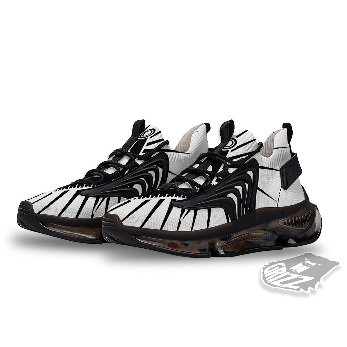 Symbol Freemasonry Print Black Gym Shoes-grizzshop