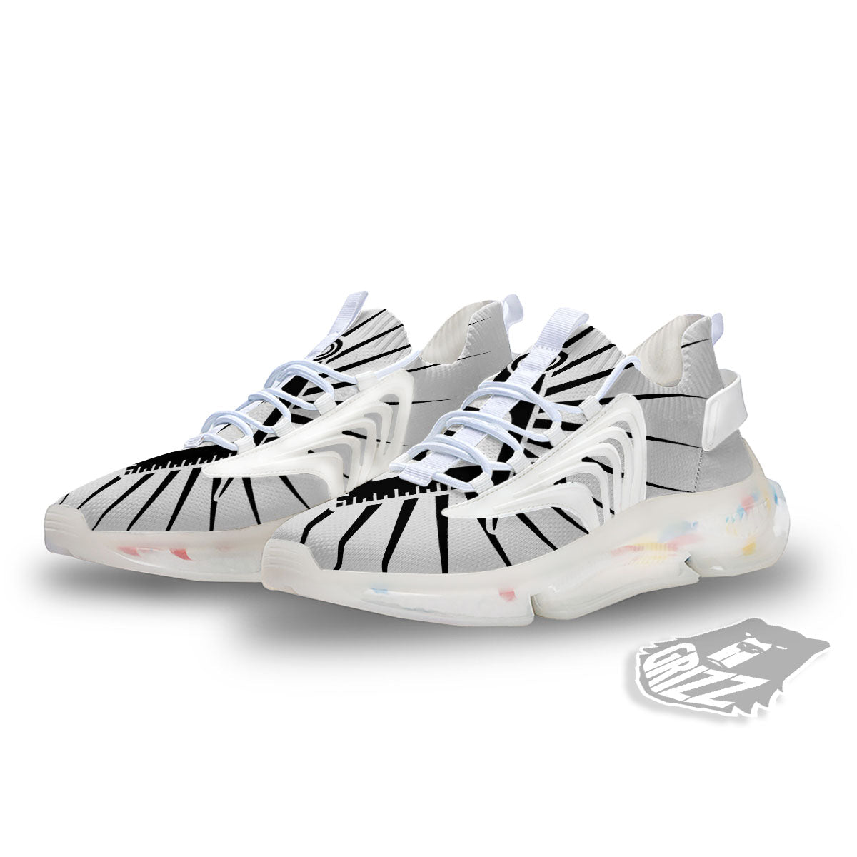 Symbol Freemasonry Print White Gym Shoes-grizzshop