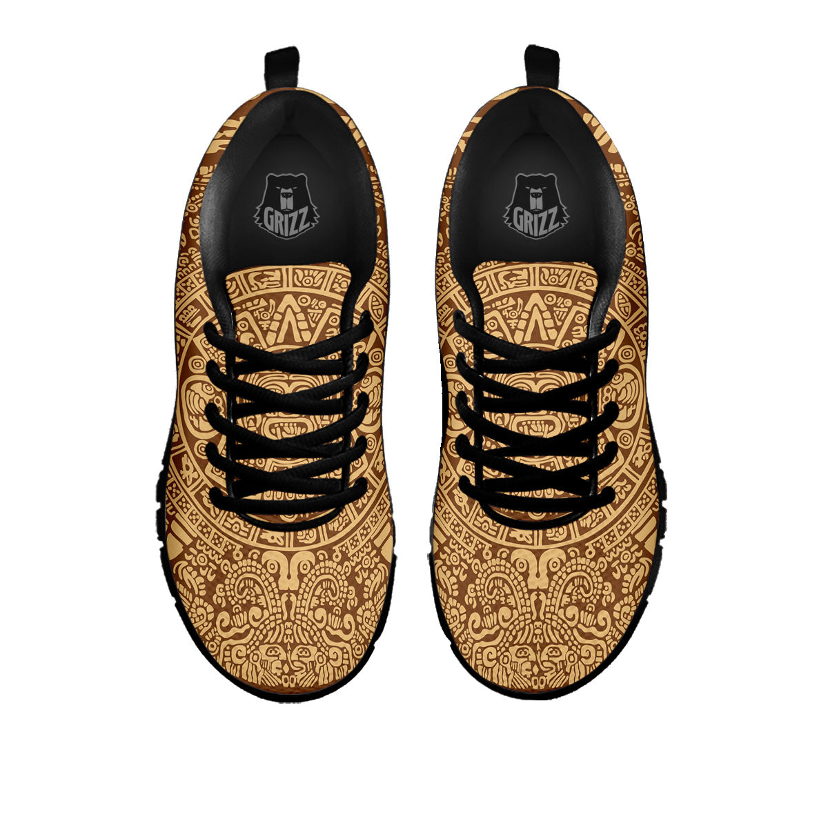 Symbol Mayan Print Black Sneaker-grizzshop