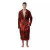 Symbol Muladhara Chakra Print Men's Robe-grizzshop