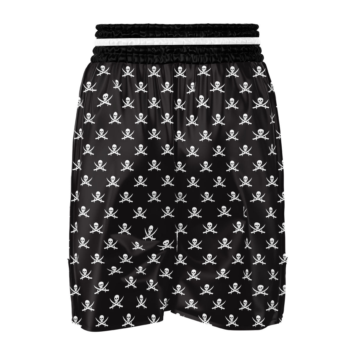 Symbol Pirate Skull Print Pattern Boxing Shorts-grizzshop