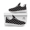 Symbol Pirate Skull Print Pattern White Athletic Shoes-grizzshop