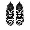 Symbol Viking Norse Runes Print Black Sneaker-grizzshop