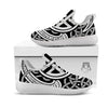 Symbol Viking Norse Runes Print White Athletic Shoes-grizzshop