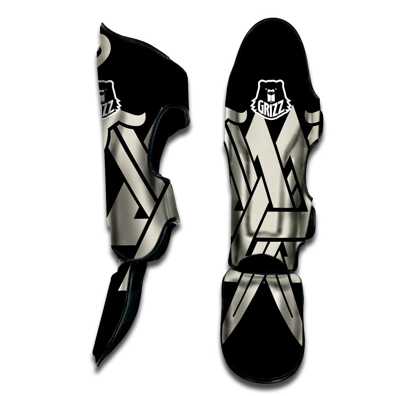 Symbol Viking Valhalla Print Muay Thai Shin Guards-grizzshop