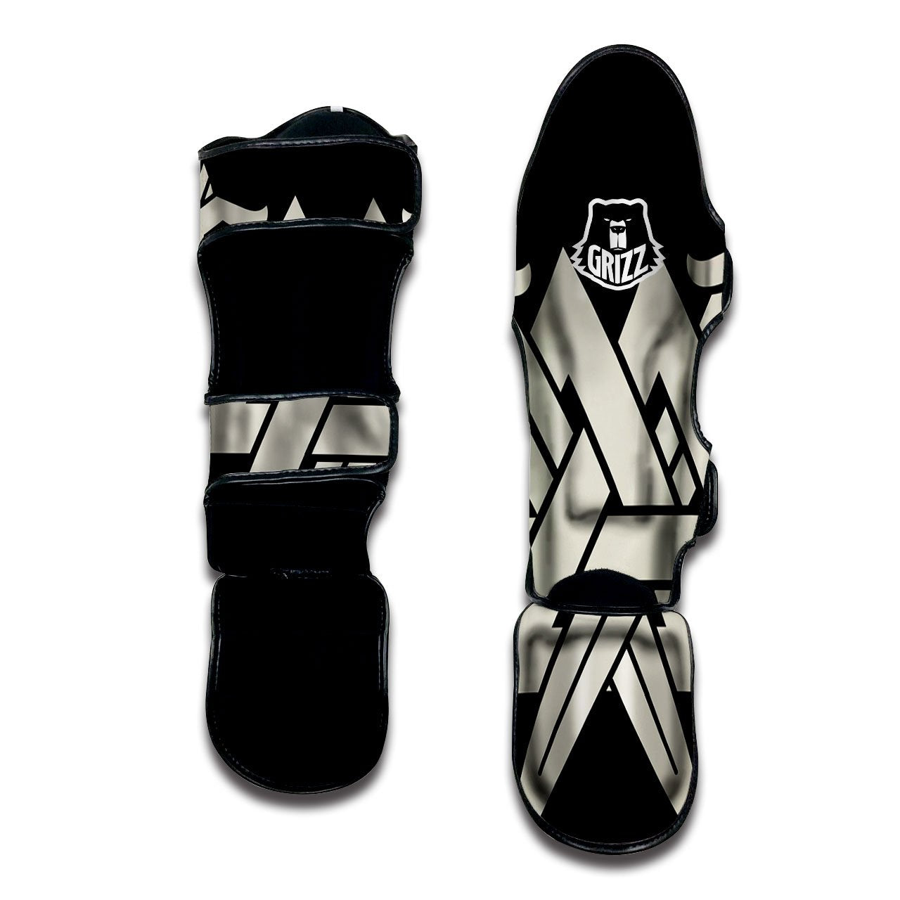 Symbol Viking Valhalla Print Muay Thai Shin Guards-grizzshop