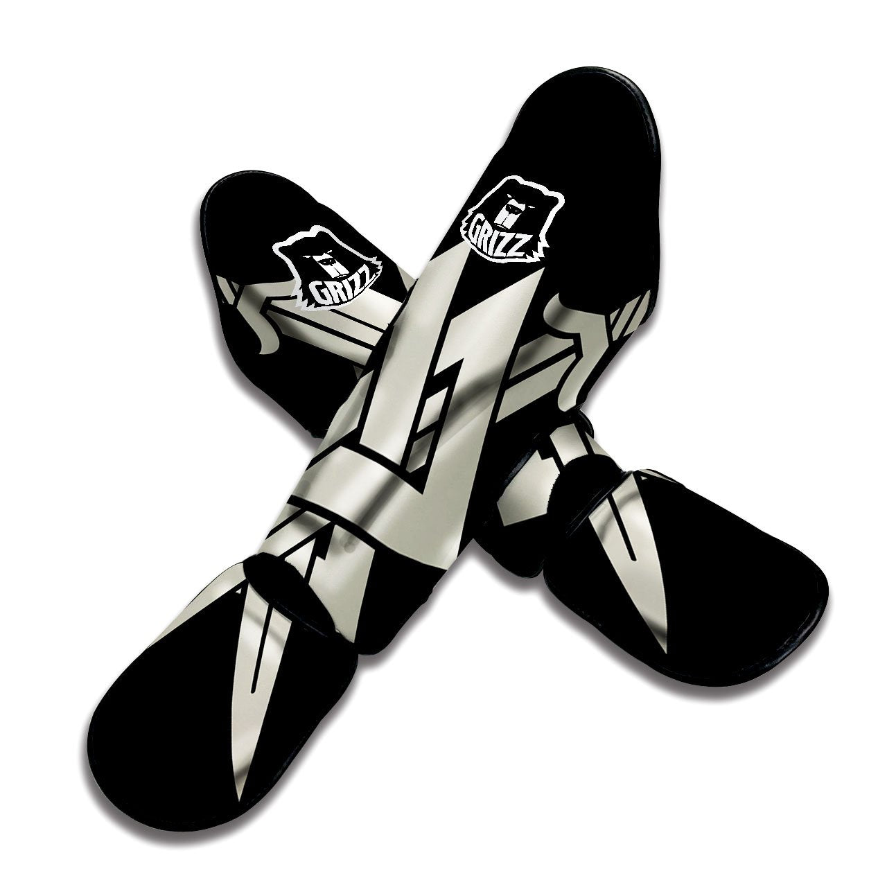 Symbol Viking Valhalla Print Muay Thai Shin Guards-grizzshop