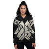 Symbol Viking Valhalla Print Women's Bomber Jacket-grizzshop