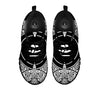 Symbol Viking Valknut Print Black Sneaker-grizzshop