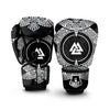 Symbol Viking Valknut Print Boxing Gloves-grizzshop