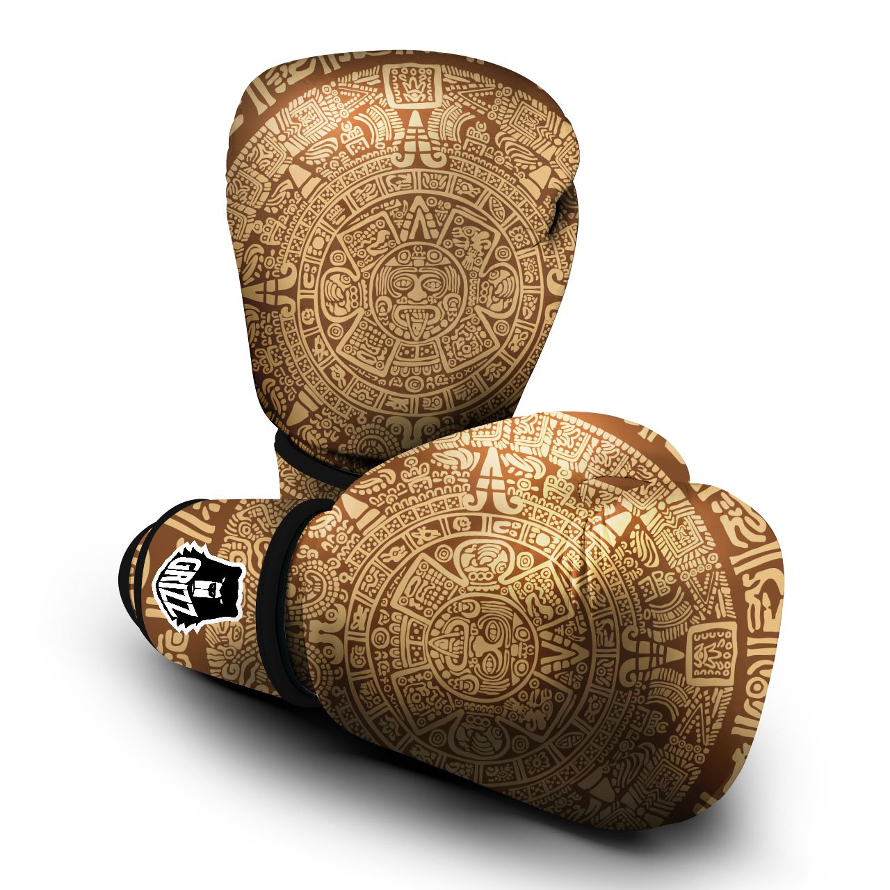 Symbol Mayan Print Boxing Gloves-grizzshop
