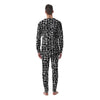 Symbols Black Adinkra Print Pattern Men's Pajamas-grizzshop