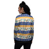 Symbols Egyptian Print Pattern Women's Bomber Jacket-grizzshop