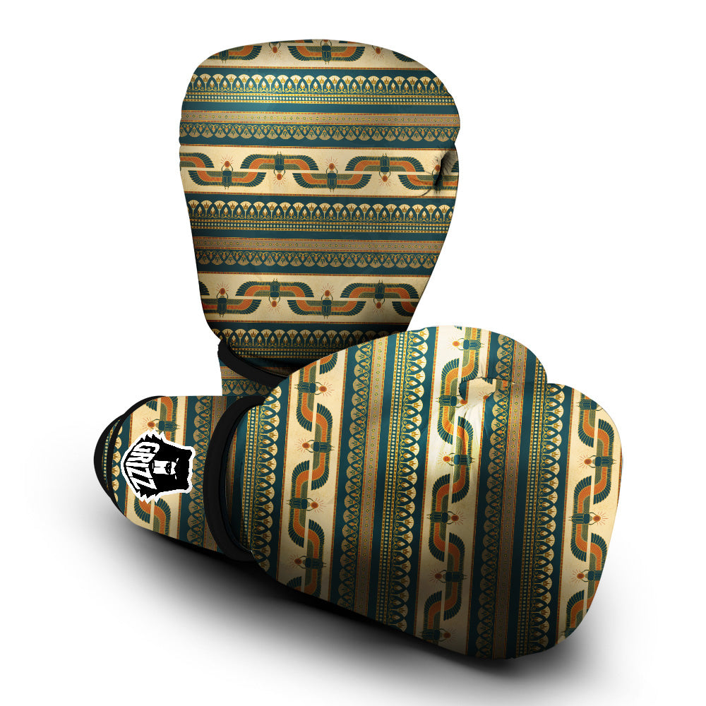 Symbols Of Ancient Egypt Print Pattern Boxing Gloves-grizzshop