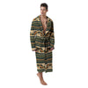 Symbols Of Ancient Egypt Print Pattern Men's Robe-grizzshop