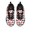 Symbols Playing Card Print Pattern Black Sneaker-grizzshop