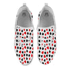 Symbols Playing Card Print Pattern White Athletic Shoes-grizzshop