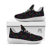 Symbols Seven Chakra Print Pattern White Athletic Shoes-grizzshop