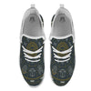 Symbols Zodiac Astrology Print White Athletic Shoes-grizzshop