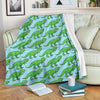 T rex Dinosaur Pattern Print Blanket-grizzshop