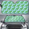 T rex Dinosaur Pattern Print Car Sun Shade-grizzshop