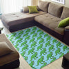 T rex Dinosaur Pattern Print Floor Mat-grizzshop