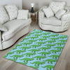 T rex Dinosaur Pattern Print Floor Mat-grizzshop