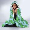 T rex Dinosaur Pattern Print Hooded Blanket-grizzshop