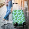 T rex Dinosaur Pattern Print Luggage Cover Protector-grizzshop