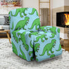 T rex Dinosaur Pattern Print Recliner Cover-grizzshop