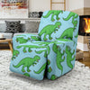 T rex Dinosaur Pattern Print Recliner Cover-grizzshop