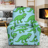 T rex Dinosaur Pattern Print Recliner Cover-grizzshop