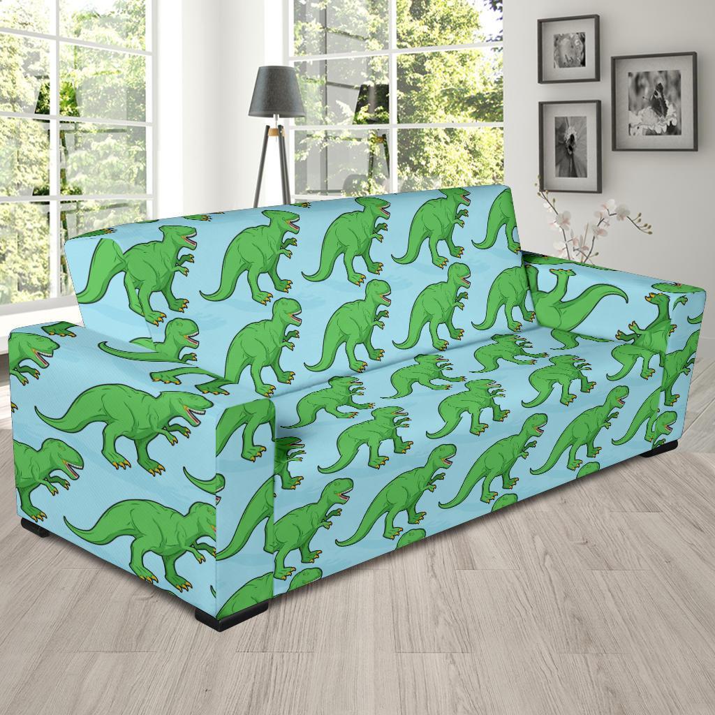 T rex Dinosaur Pattern Print Sofa Covers-grizzshop