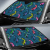 T rex Dinosaur Print Pattern Car Sun Shade-grizzshop