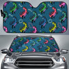 T rex Dinosaur Print Pattern Car Sun Shade-grizzshop