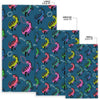 T rex Dinosaur Print Pattern Floor Mat-grizzshop