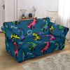 T rex Dinosaur Print Pattern Loveseat Cover-grizzshop