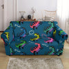 T rex Dinosaur Print Pattern Loveseat Cover-grizzshop