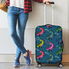 T rex Dinosaur Print Pattern Luggage Cover Protector-grizzshop