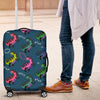 T rex Dinosaur Print Pattern Luggage Cover Protector-grizzshop