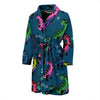 T rex Dinosaur Print Pattern Men Long Robe-grizzshop